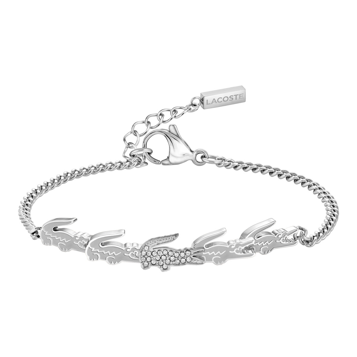 Bracelet LACOSTE CROCODILE acier inoxydable
