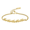 Bracelet LACOSTE CROCODILE acier inoxydable doré - vue V1