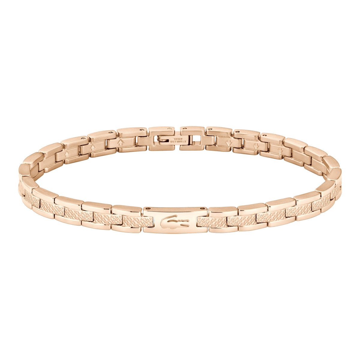 Bracelet LACOSTE METROPOLE acier inoxydable rose