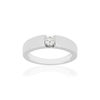 Solitaire or blanc 0.16 carat hsi - vue V1