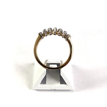 Second hand ring 2 gold 750 diamonds