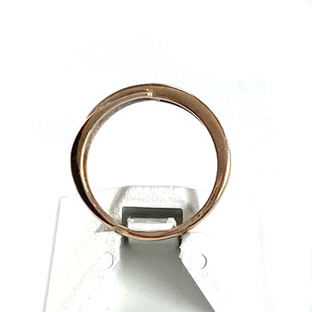 Bague d'occasion or 375 rose et rhodié diamant