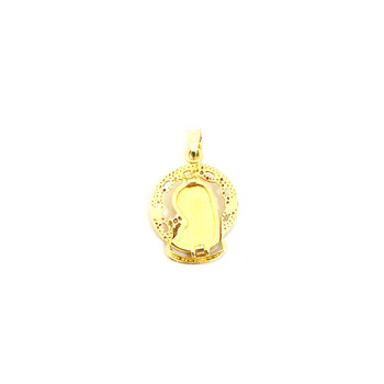 Pendentif d'occasion or 750 jaune vierge zirconias