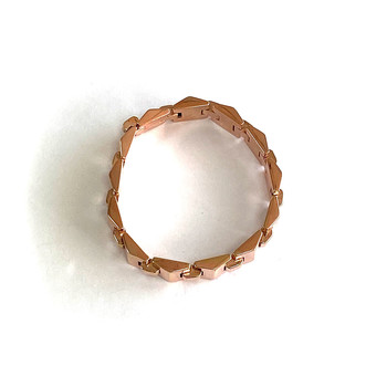 Bracelet d'occasion or 750 rose 18 cm