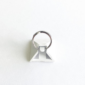 Bague d'occasion or blanc 375 diamants noirs blancs