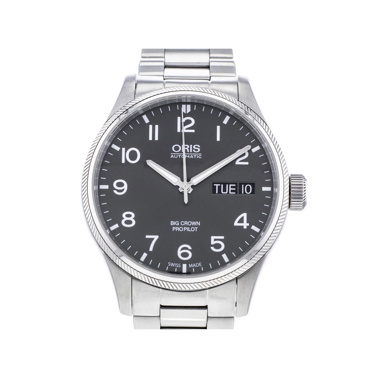 Montre d'occasion Oris Big Crown automatique homme acier