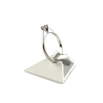 Solitaire d'occasion or 750 blanc diamant