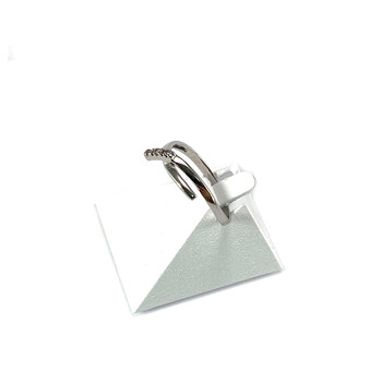 Bague d'occasion or 750 blanc diamants