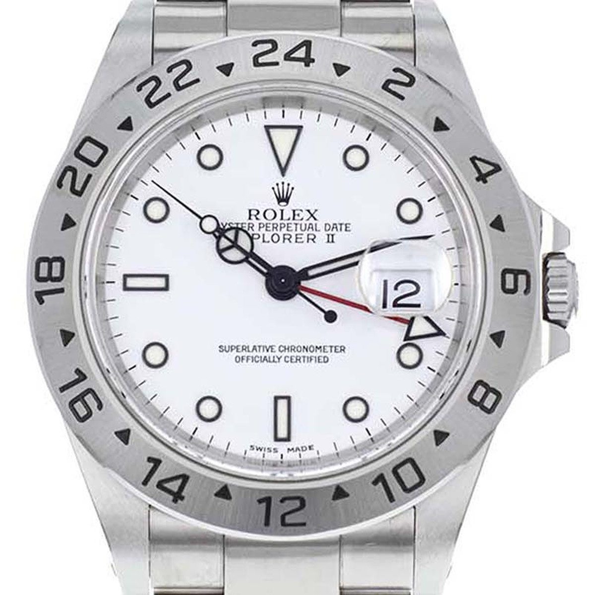 Montre d'occasion Rolex Explorer homme automatique acier - vue D1