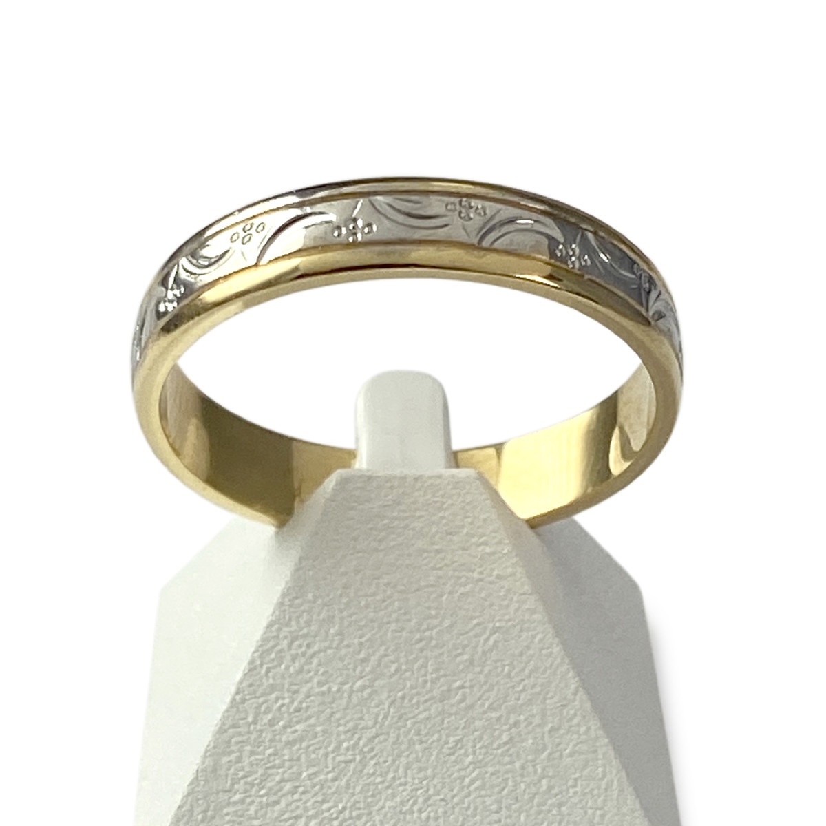 Bague d'occasion or 750 2 tons