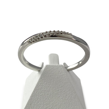 Second hand gold 750 diamond duo ring