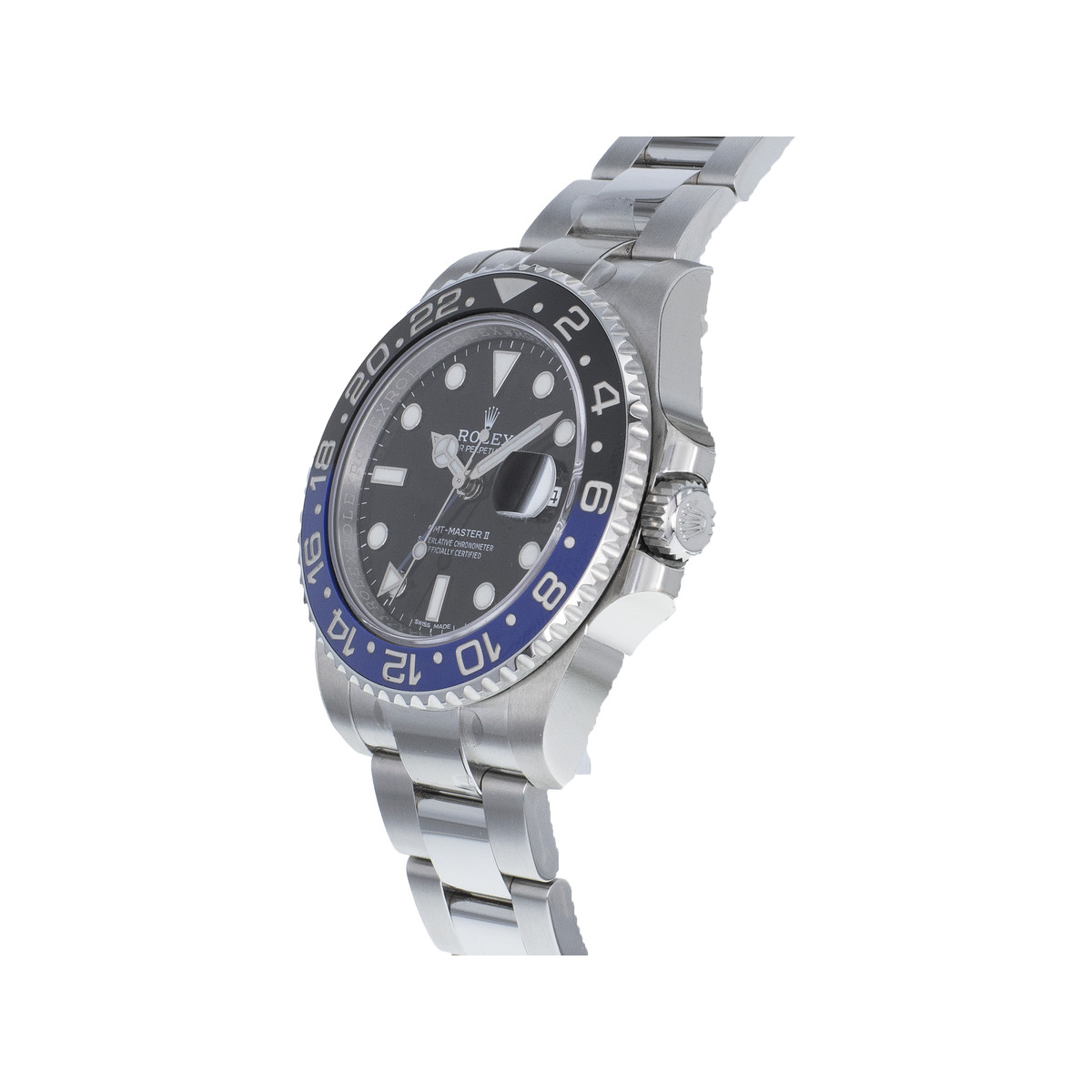 Montre d'occasion Rolex GMT Master II homme automatique acier - vue 2