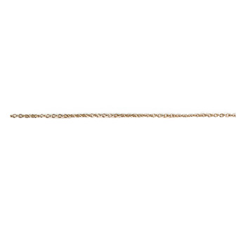 Collier d'occasion or 375 2 tons feuille de laurier saphirs et diamants 45 cm