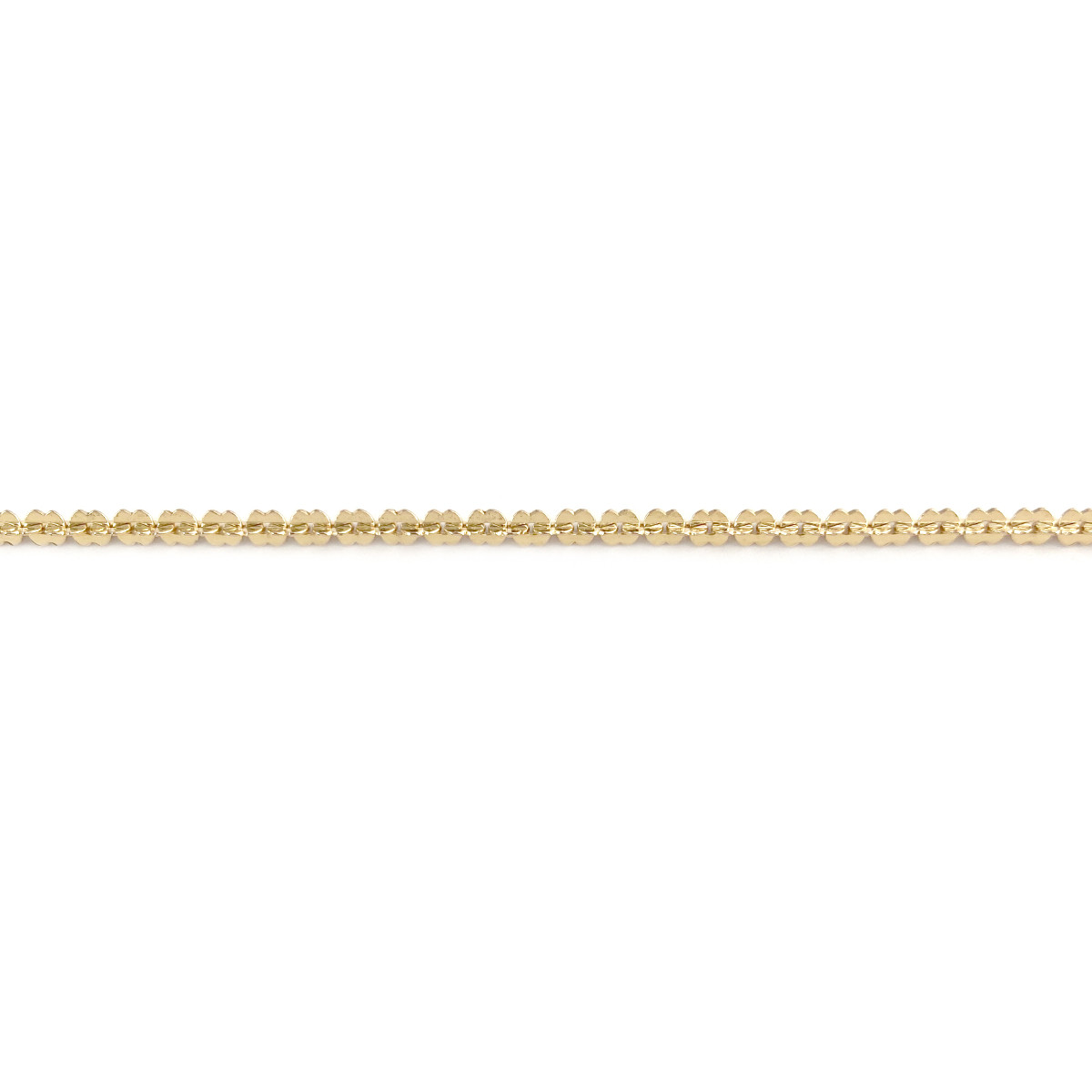 Collier d'occasion or 750 jaune maille fantaisie - vue 3