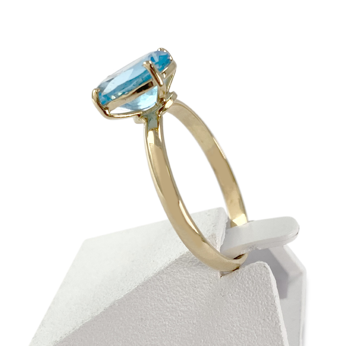 Bague d'occasion or 750 jaune topaze - vue 2