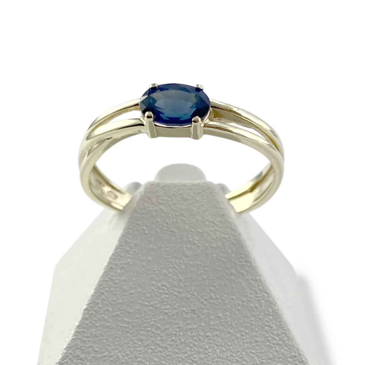 Bague d'occasion or 375 jaune saphir