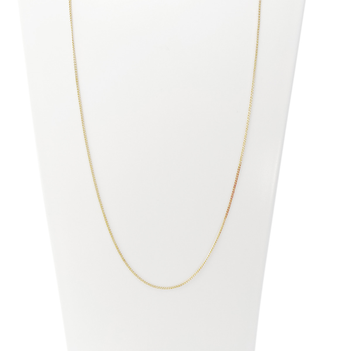 Chaine d'occasion or 750 jaune maille gourmette 43 cm