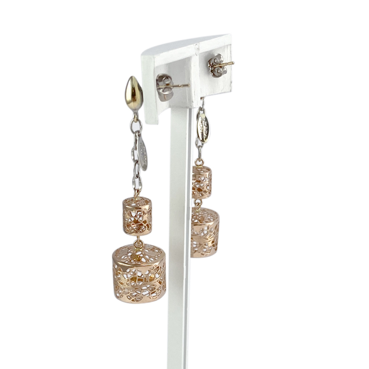 Boucles d'oreilles d'occasion 2 ors 750 - vue 2