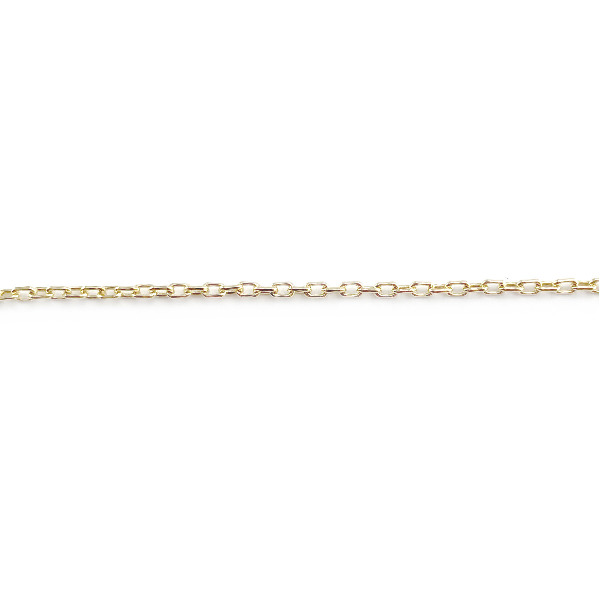 Collier d'occasion or 750 jaune 43 cm maille forçat - vue 3