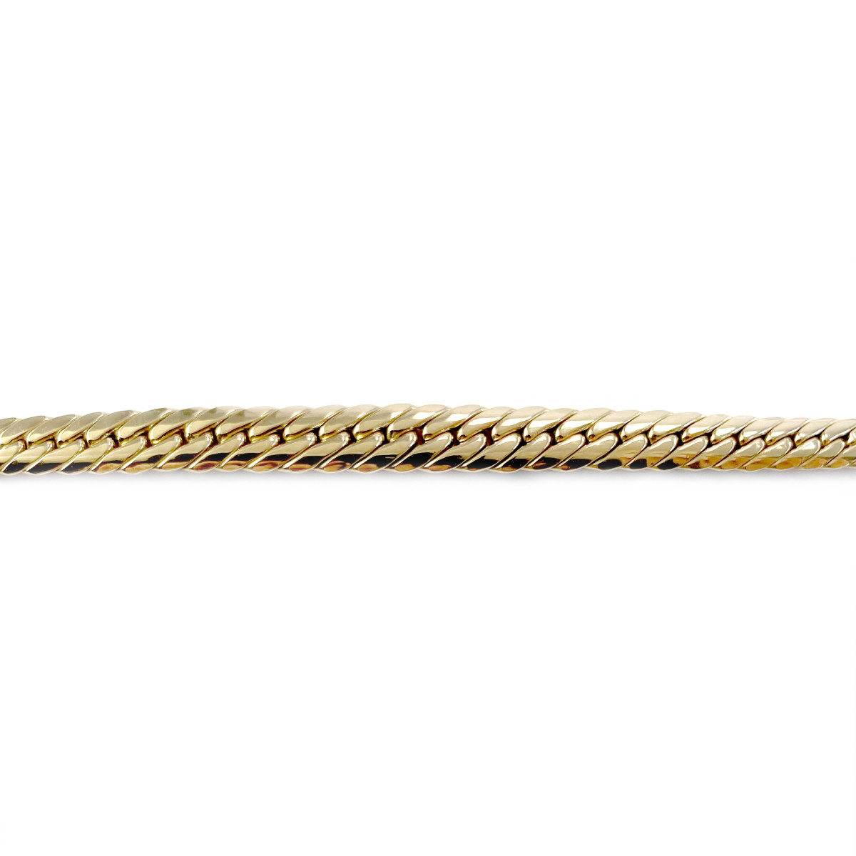 Collier d'occasion or jaune 750 maille anglaise - vue 3