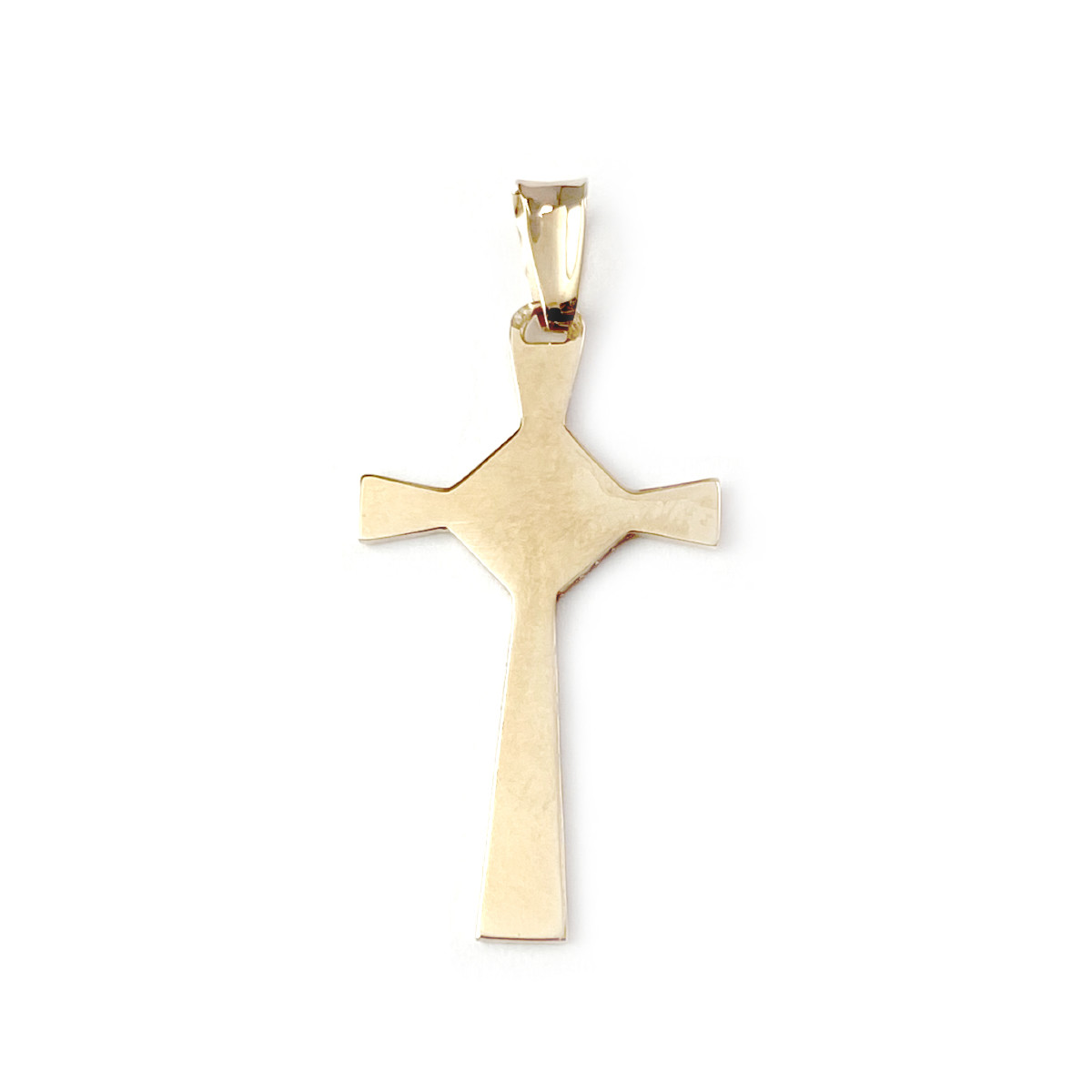 Pendentif d'occasion croix or 750 jaune - vue 2