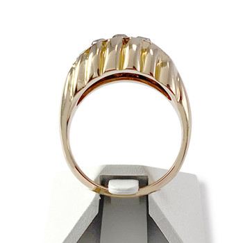 Bague d'occasion or 750 jaune diamants