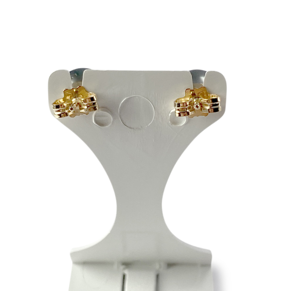 Boucles d'oreilles d'occasion or 750 jaune perles de Tahiti - vue 3
