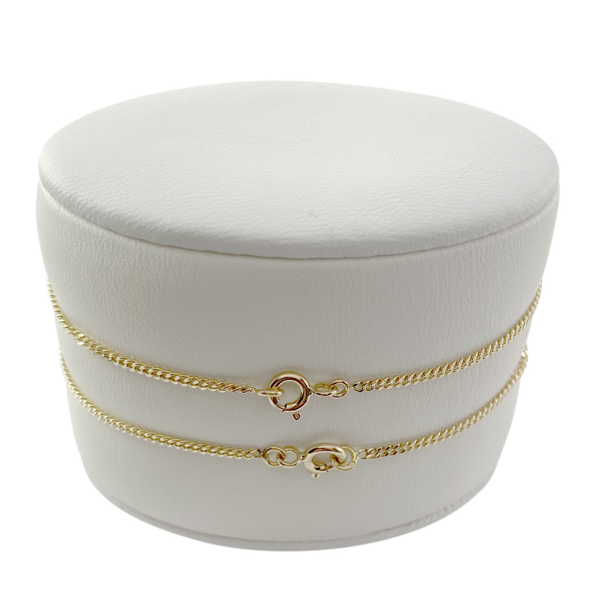 Bracelet d'occasion or 750 jaune maille gourmette 18 cm - vue 2