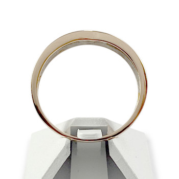 Bague d'occasion or 375 2 tons diamants