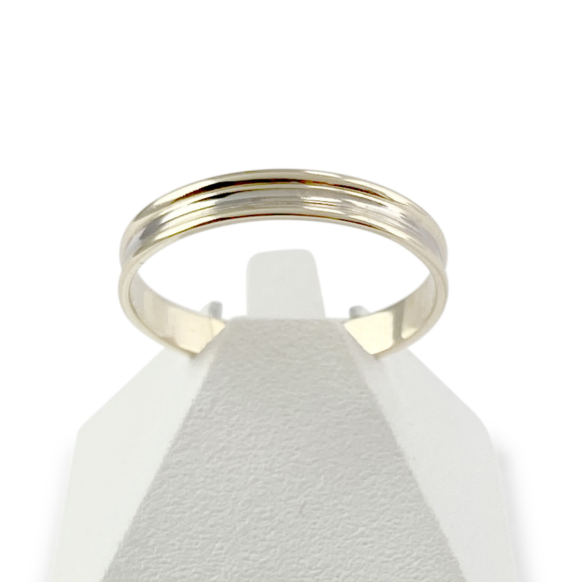 Bague d'occasion or 2 tons 375 3 mm