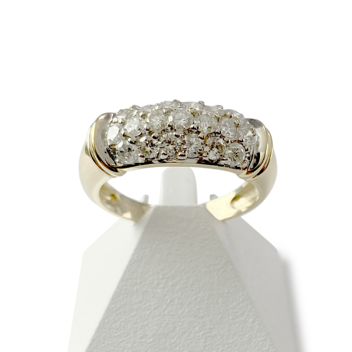 Bague d'occasion or 750 jaune diamants