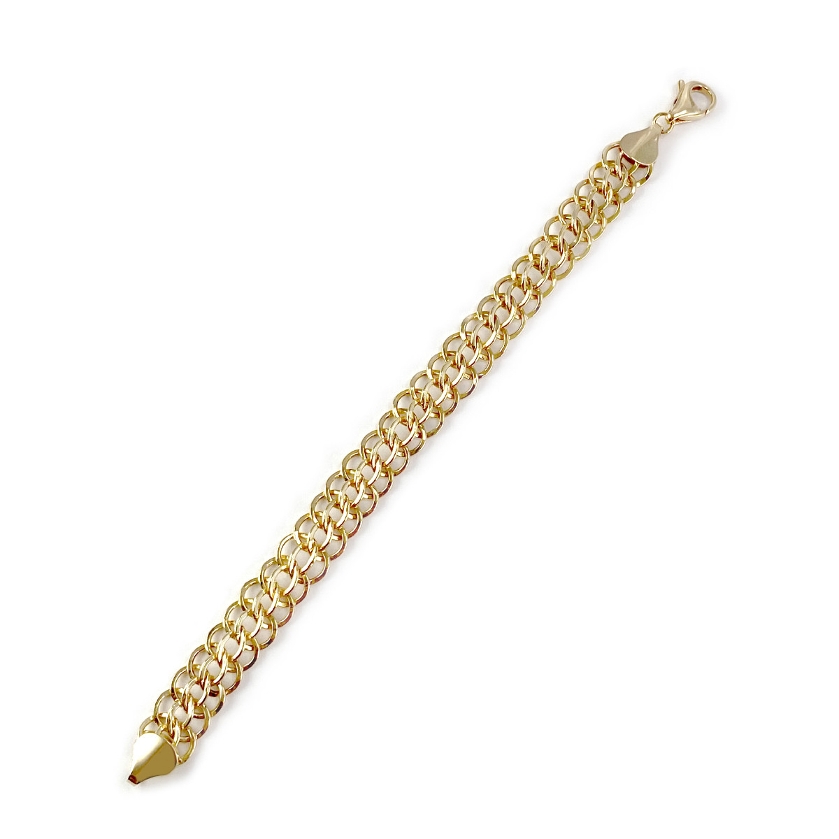 Bracelet d'occasion or 750 jaune 18 cm - vue 3