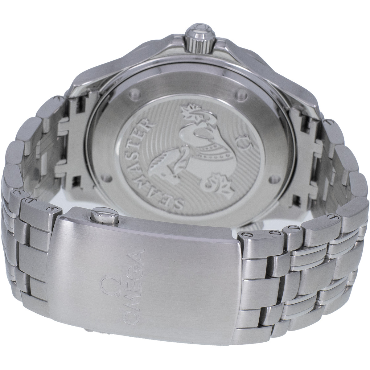 Montre d'occasion Omega Seamaster homme automatique acier - vue 3