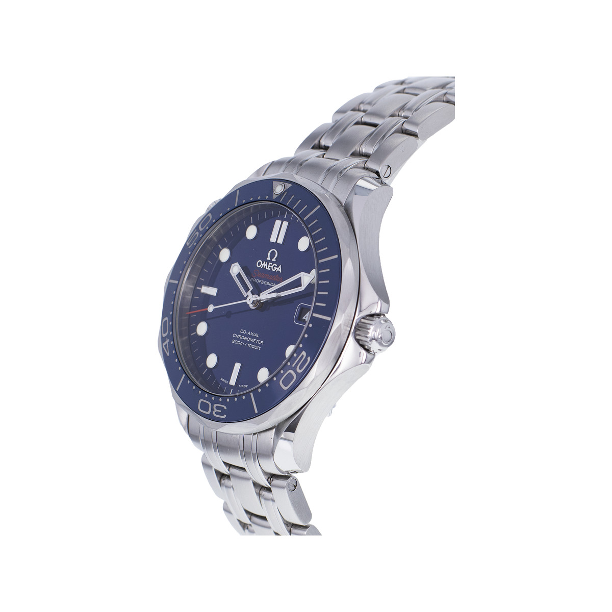 Montre d'occasion Omega Seamaster homme automatique acier - vue D2
