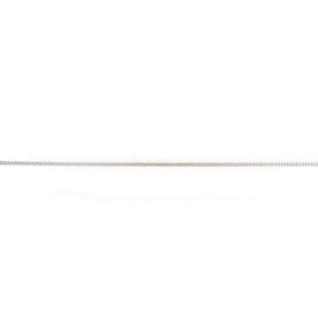 Collier d'occasion or 750 blanc diamants 45 cm