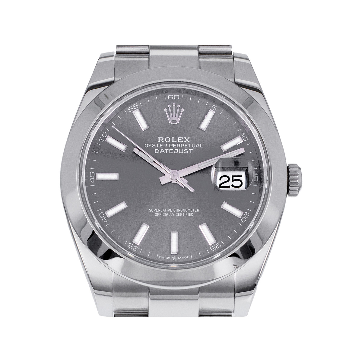 Montre ROLEX DateJust 41 homme automatique acier