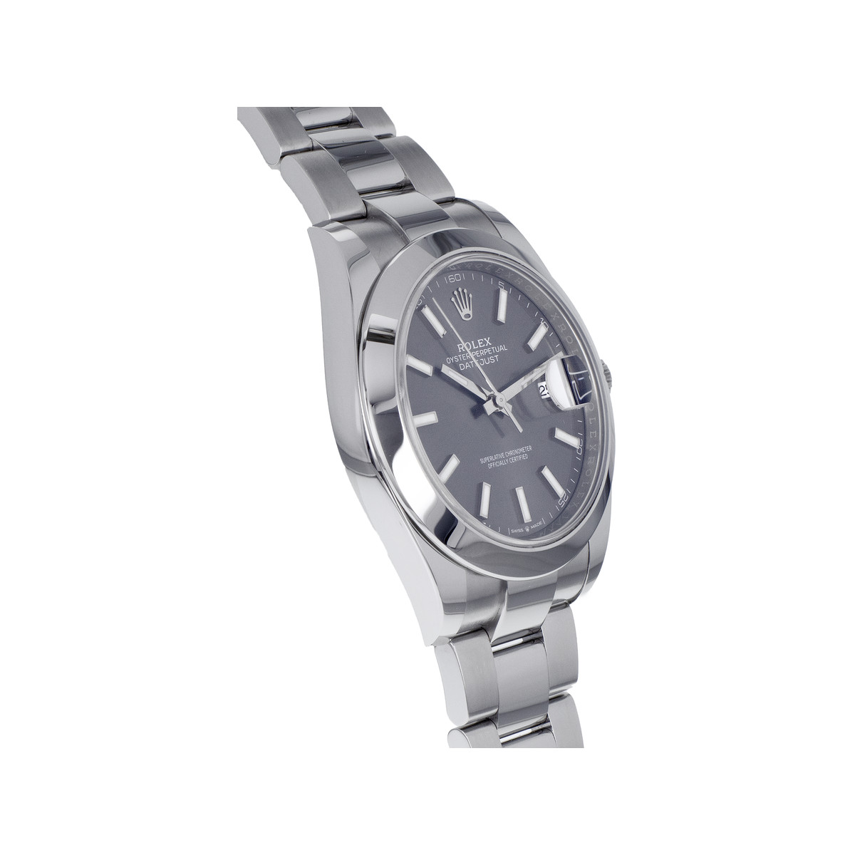 Montre ROLEX DateJust 41 homme automatique acier - vue 4
