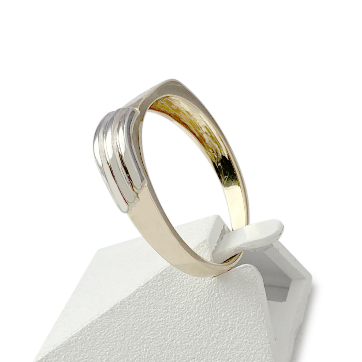 Bague d'occasion 2 ors 750 diamants - vue 2