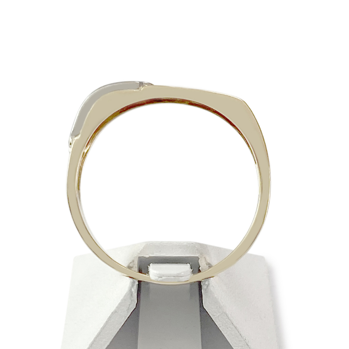 Bague d'occasion 2 ors 750 diamants - vue 3