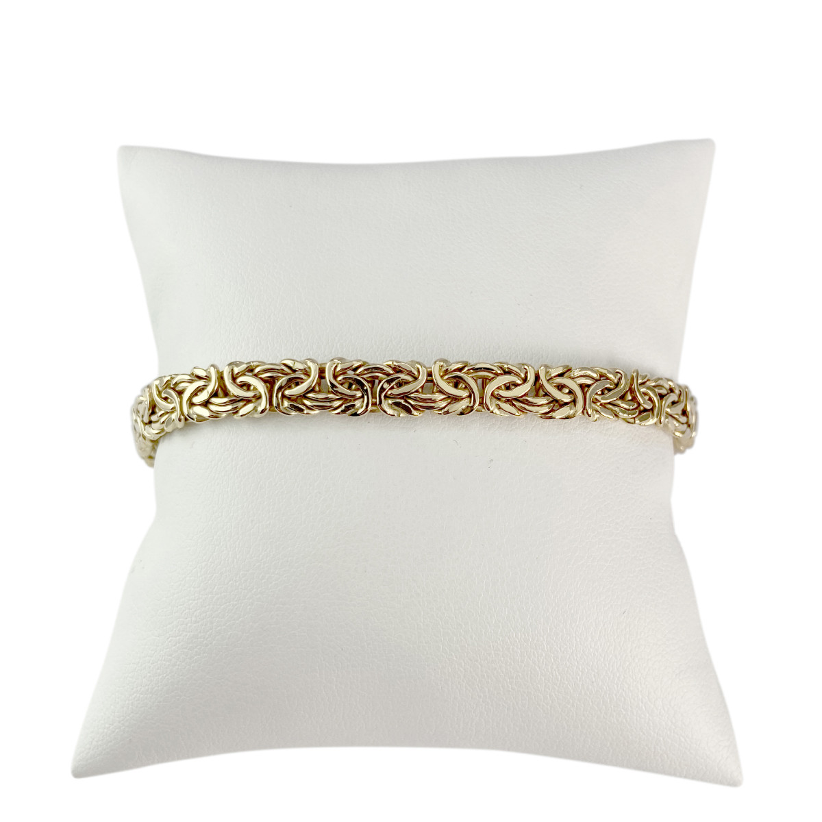 Bracelet d'occasion or 750 jaune maille royale 19 cm