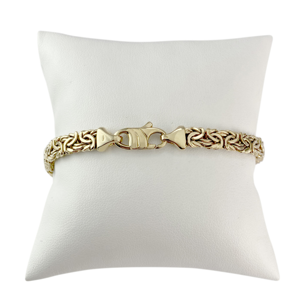 Bracelet d'occasion or 750 jaune maille royale 19 cm - vue 2