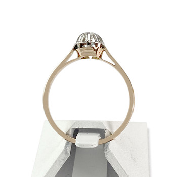 Bague d'occasion 2 ors 750 diamant