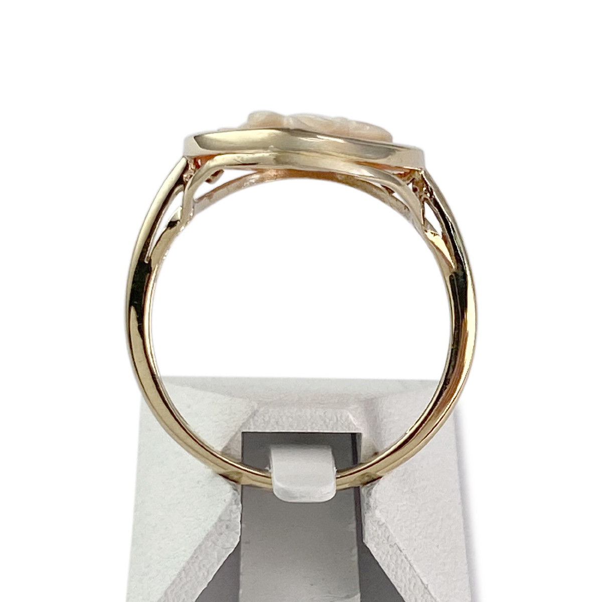 Bague d'occasion or 375 jaune camée - vue 3