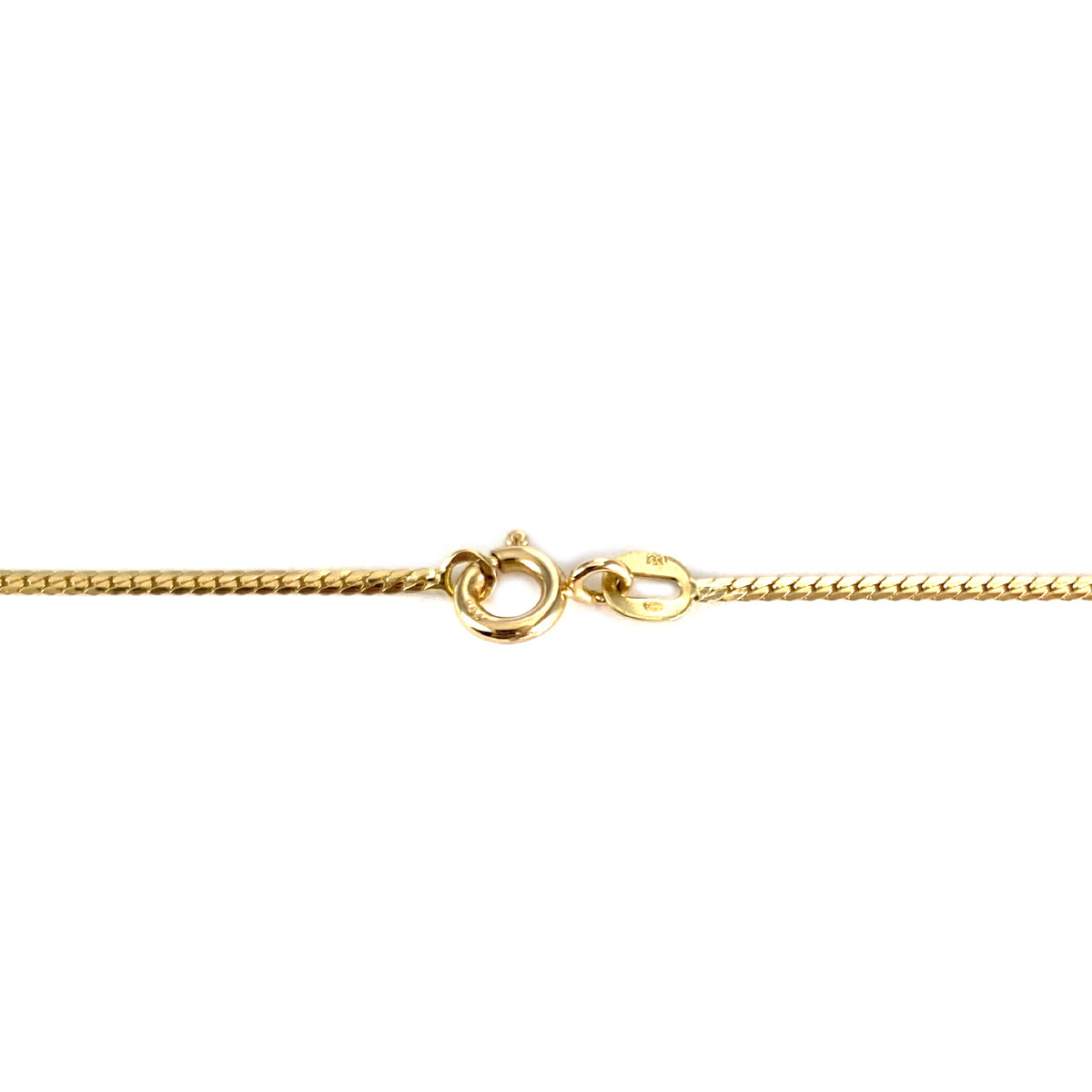 Collier d'occasion or 750 jaune rubis zirconias 43 cm - vue 3