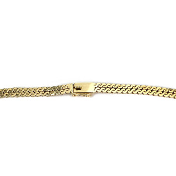 Collier d'occasion avec fleur or 585 jaune 43 cm