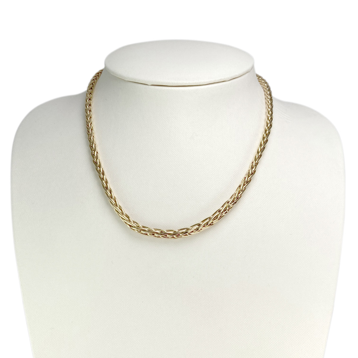 Collier d'occasion or 750 jaune maille palmier 42 cm - vue 2