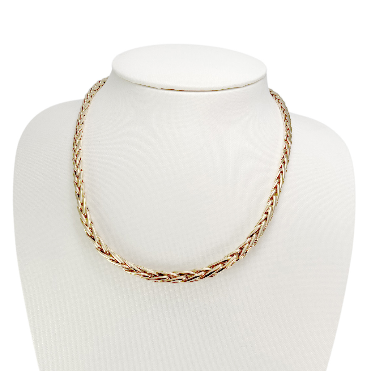 Collier d'occasion or 750 jaune maille palmier 45 cm - vue 2