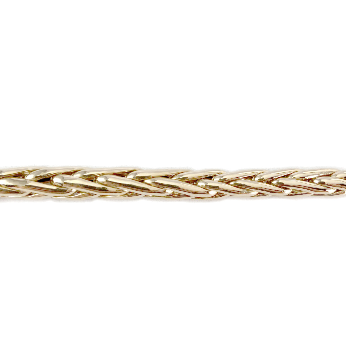 Collier d'occasion or 750 jaune maille palmier 45 cm - vue 3