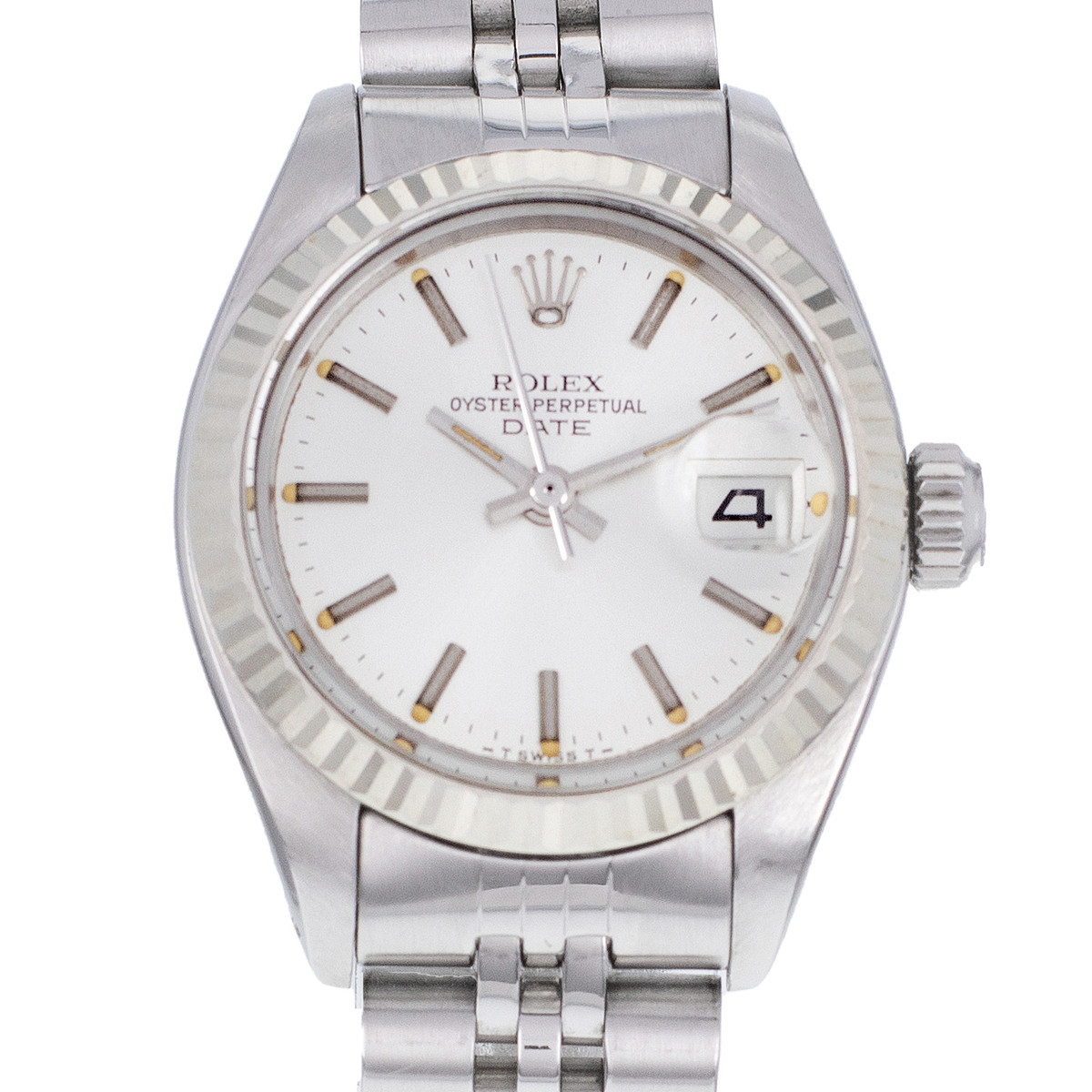 Montre d'occasion ROLEX op date 26 acier femme automatique