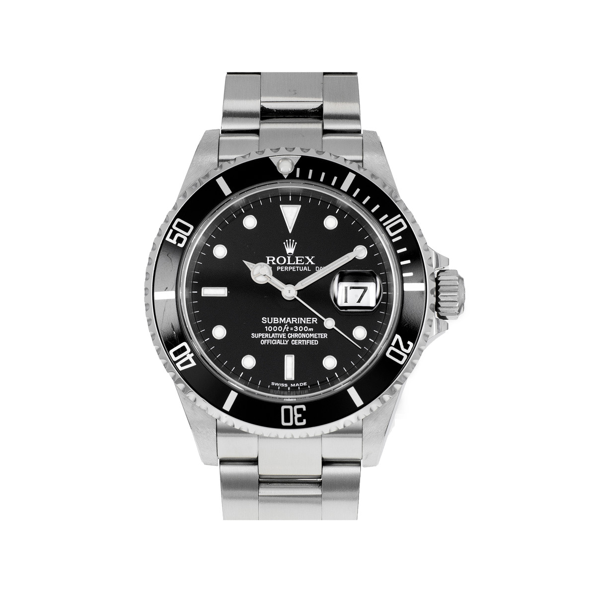 * Montre d'occasion ROLEX acier homme automatique - vue D1